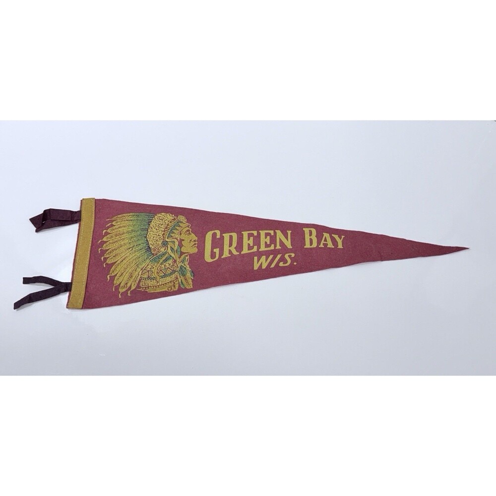 Green Bay Wisconsin Felt Pennant 25 1/2''